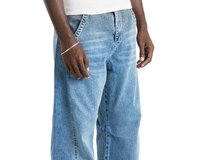 Ribbed Tank Top & Washed Baggy Jeans