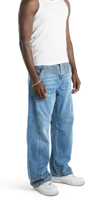 Washed Baggy Jeans