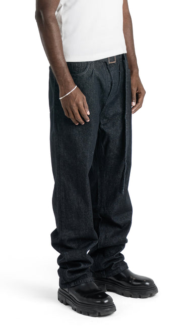 Urban Flow Wide Leg Jeans - Black