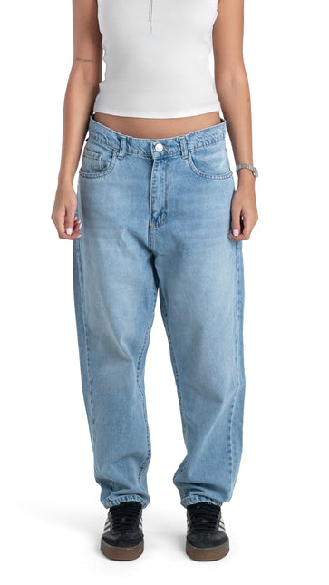 Washed Basic Light Blue Slim Fit Jeans