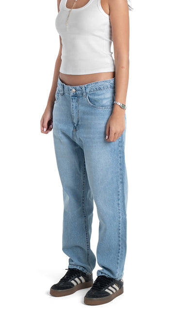 Washed Basic Light Blue Slim Fit Jeans