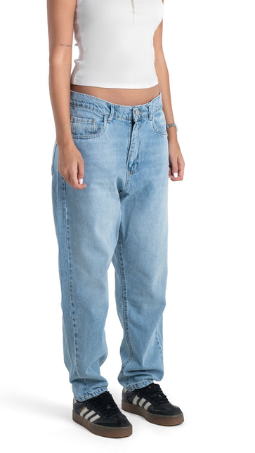 Washed Basic Light Blue Slim Fit Jeans
