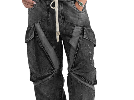 Utility Panel Baggy Woman Jeans