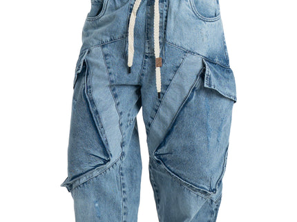 Utility Panel Baggy Woman Jeans