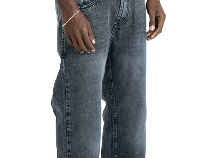 Washed Basic Gray Slim Fit Jeans