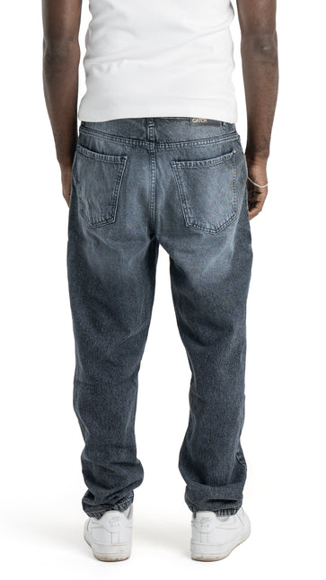 Washed Basic Gray Slim Fit Jeans