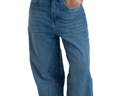Ribbed Tank Top & Relaxed Wide-Leg Jeans
