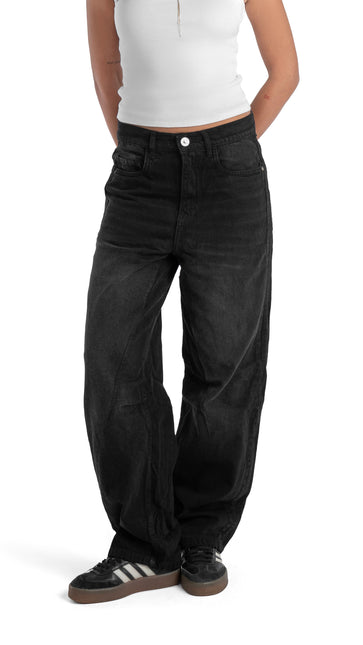 Midnight Wide-Leg Jeans