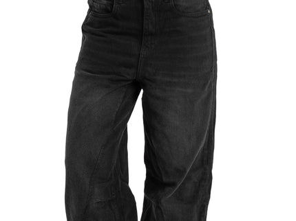 Ribbed Tank Top & Relaxed Wide-Leg Jeans