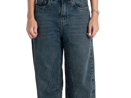 Ribbed Tank Top & Relaxed Wide-Leg Jeans