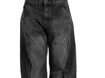 Washed Balloon Fit Jeans