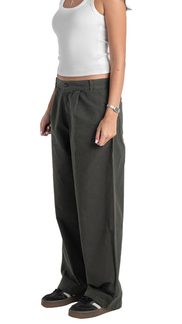 Tailored Wide Leg Woman  Pants