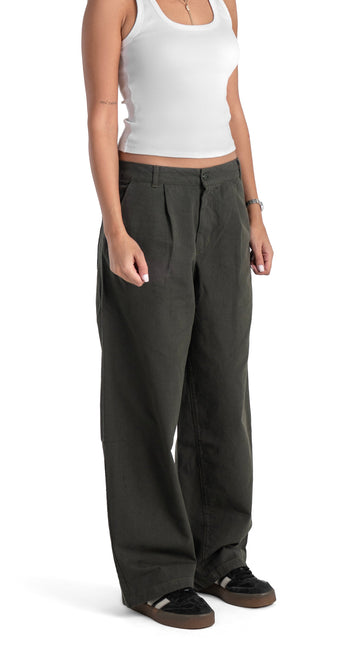 Tailored Wide Leg Woman  Pants