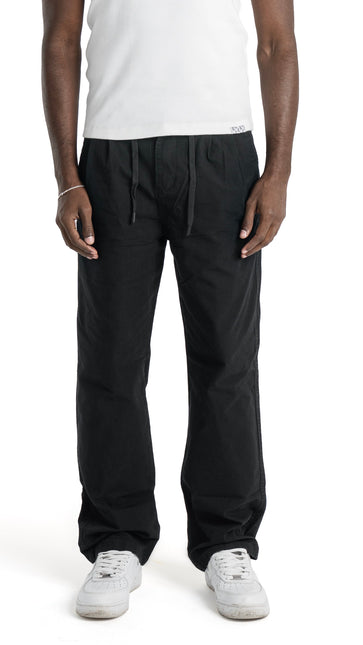 Oversized Wide Leg Gabardine Pants