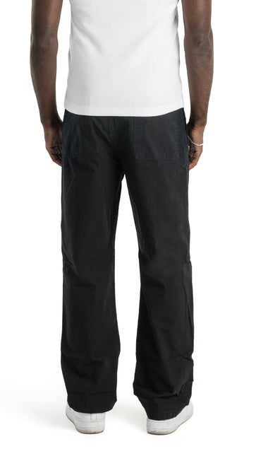 Oversized Wide Leg Gabardine Pants