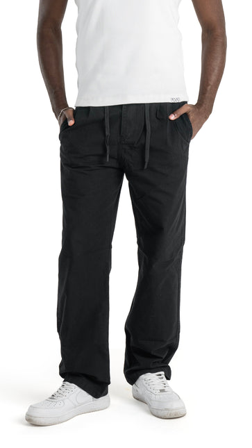Oversized Wide Leg Gabardine Pants
