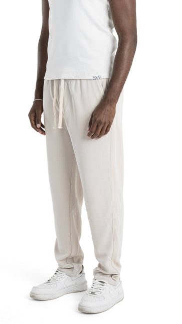 Relaxed Ribbed Knit Pants
