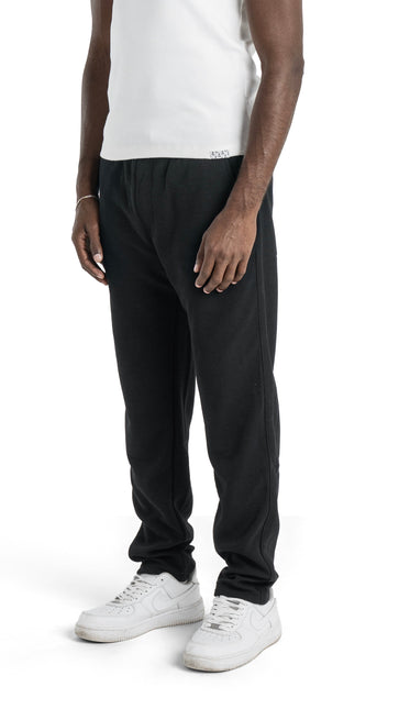 Relaxed Ribbed Knit Pants