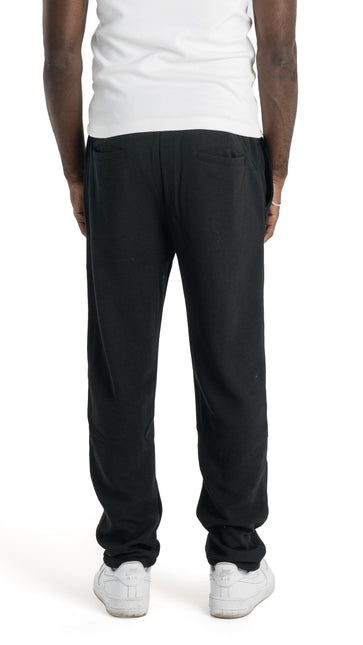 Relaxed Ribbed Knit Pants