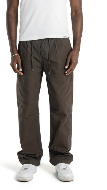 Oversized Wide Leg Gabardine Pants