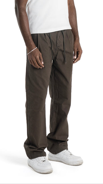 Oversized Wide Leg Gabardine Pants