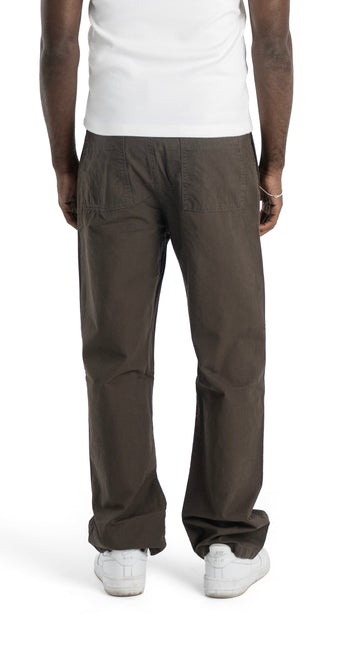 Oversized Wide Leg Gabardine Pants