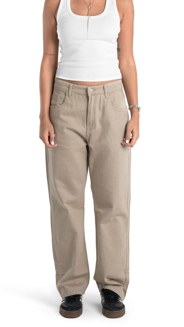 Classic Ribbed Tank Top & Relaxed Cargo Pants