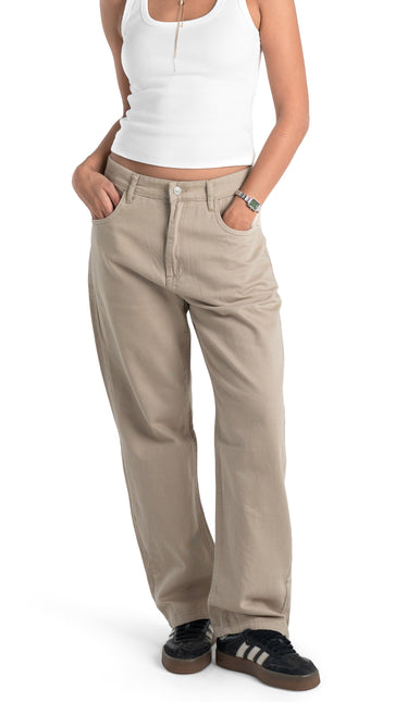 Classic Ribbed Tank Top & Relaxed Cargo Pants