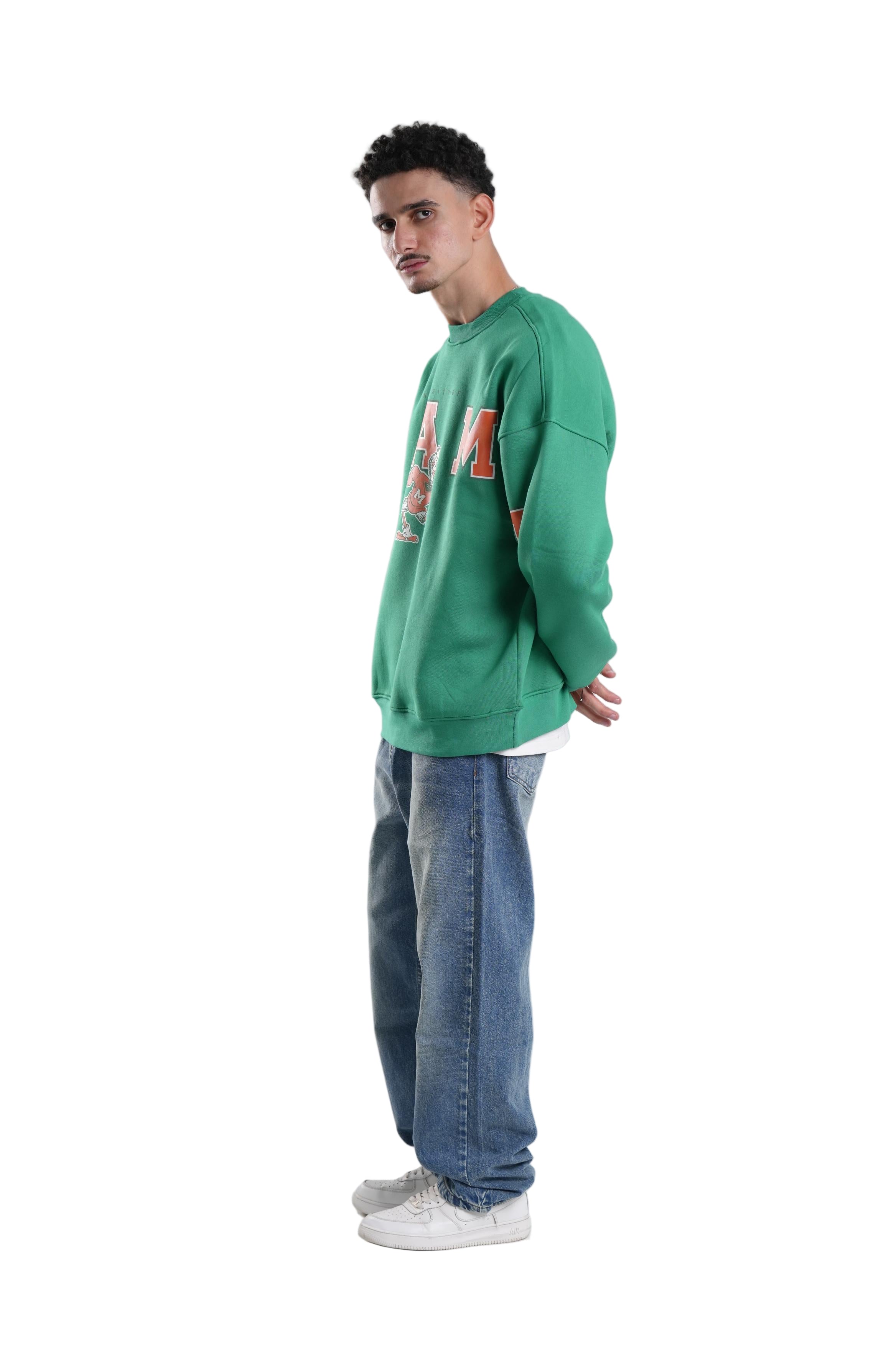 Catch Hoodie OverSized In Green