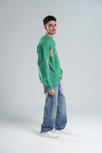 Catch Hoodie OverSized In Green