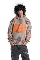 Hoodie OverSized Catch In Beige