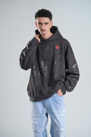 123 Hoodie Catch In Black