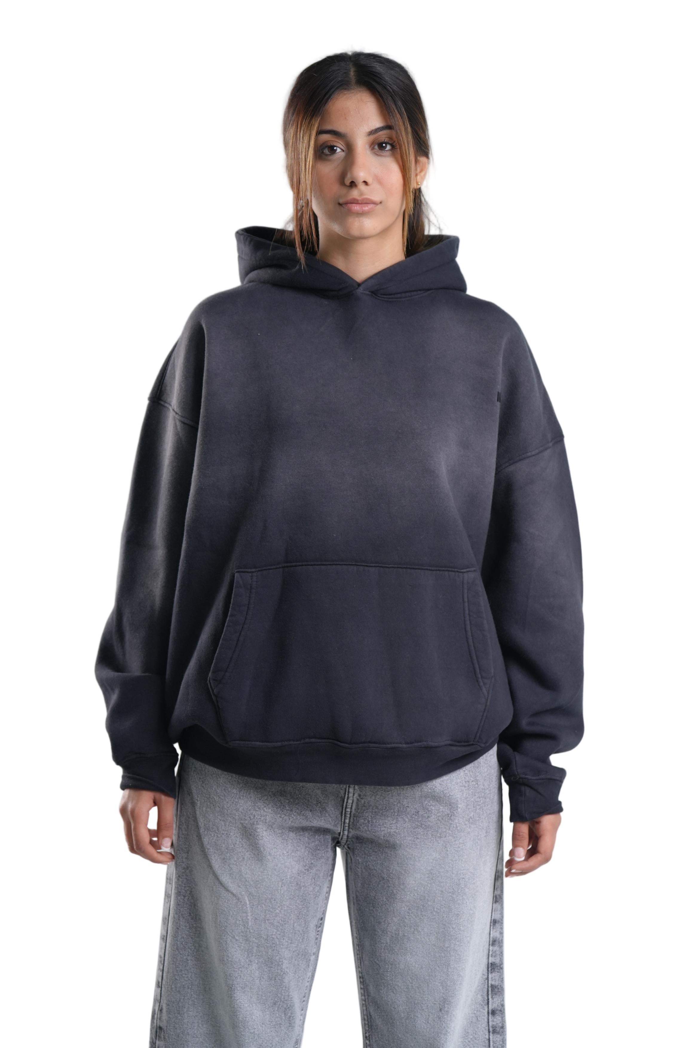Tie-Die Catch Hoodie In Black