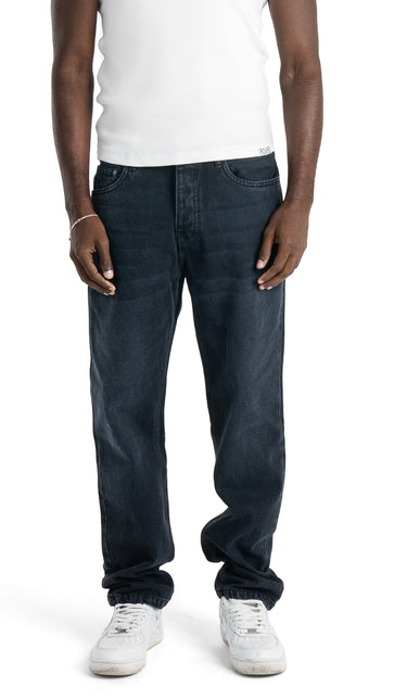 Washed Basic Black Slim Fit Jeans