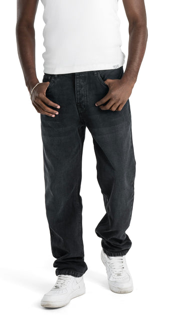 Washed Basic Black Slim Fit Jeans