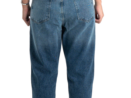 Washed Basic Navy Slim Fit Jeans