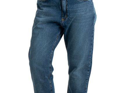 Washed Basic Navy Slim Fit Jeans