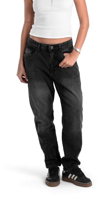 Washed Black Slim Fit Jeans