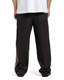 Brown Side-Striped Track Pants