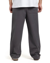 Dark Grey Side-Striped Track Pants