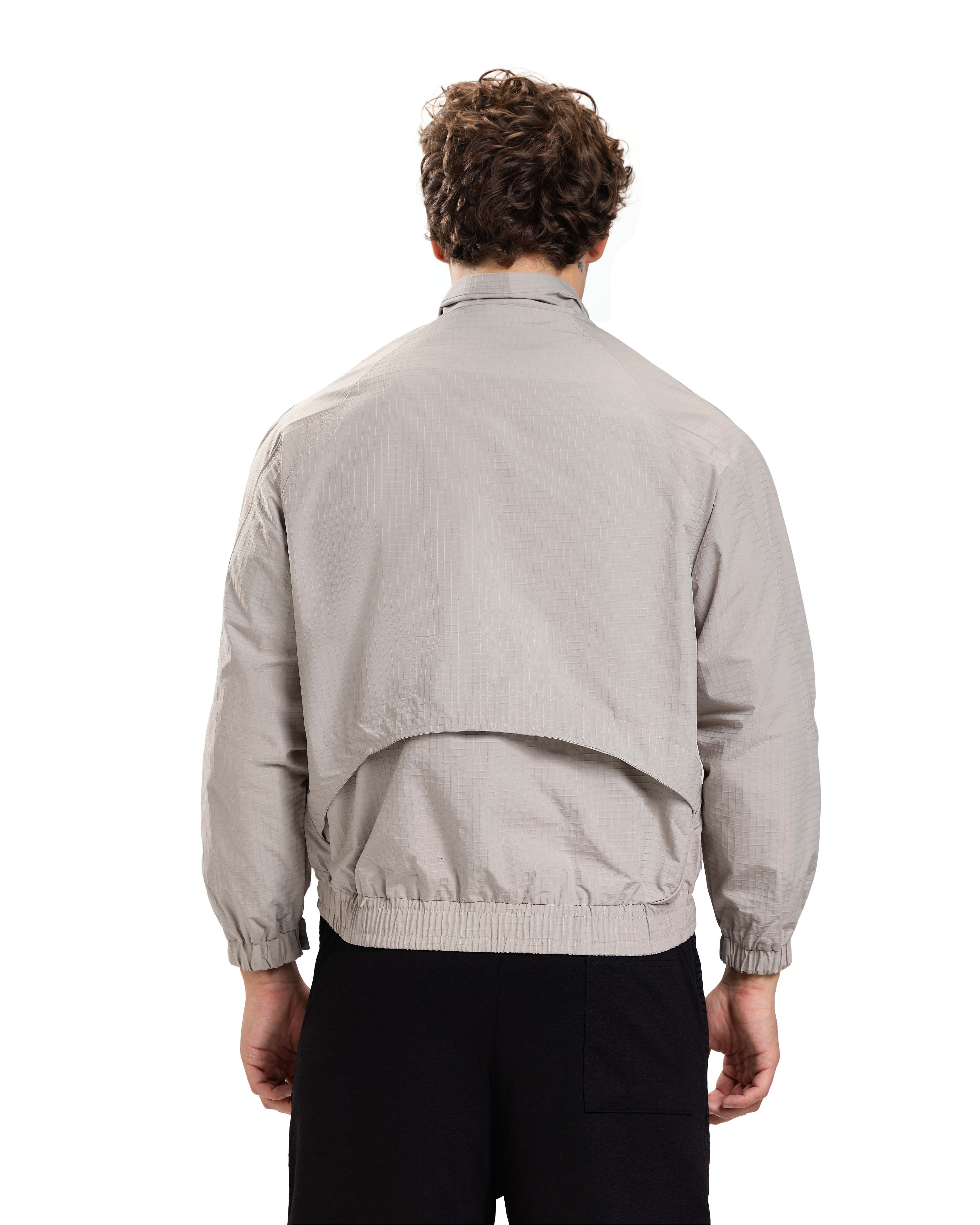 GRAY-CONTRAST TECHNICAL JACKET
