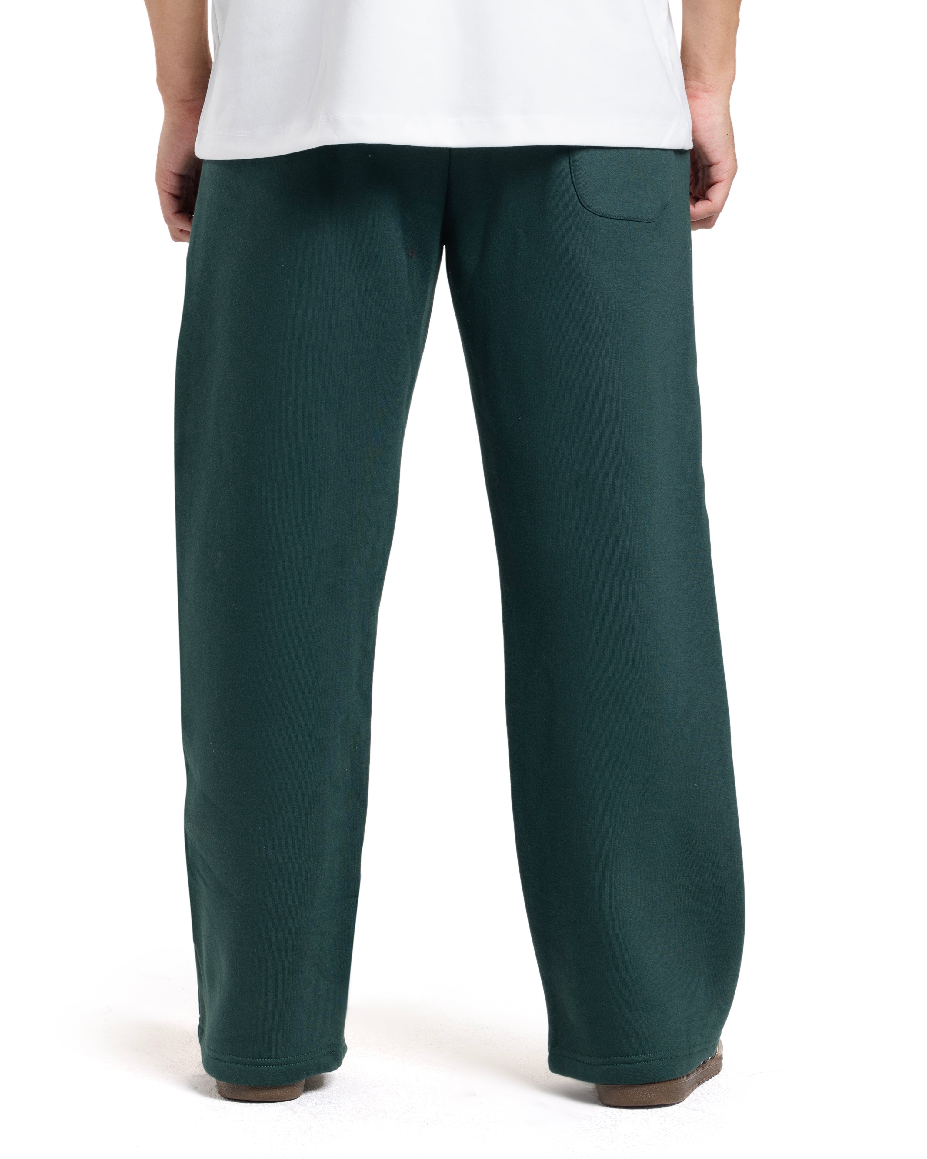 Catch Sage Green Wide-Leg Fleece Joggers
