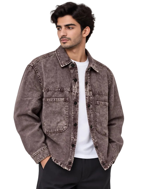 Vintage Warm Wash Utility Jacket
