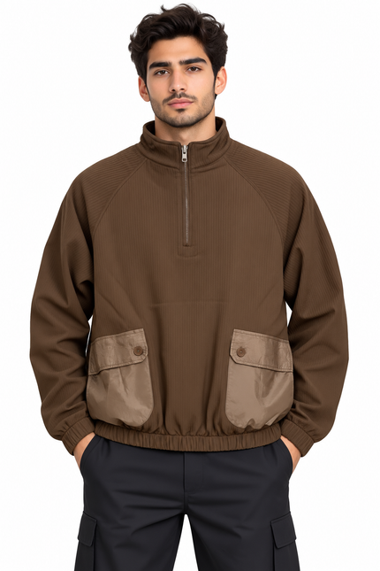 Utility Rib Half-Zip Pullover