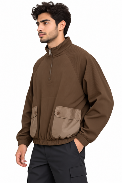 Utility Rib Half-Zip Pullover