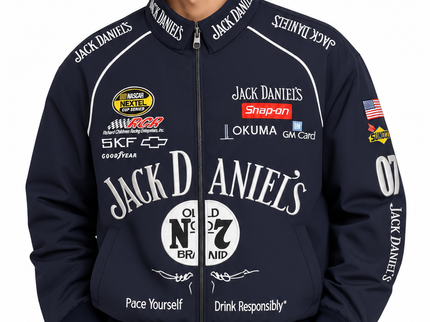 Midnight Racing Graphic Zip Jacket