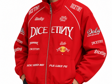 Crimson Velocity Zip Waterproof Jacket