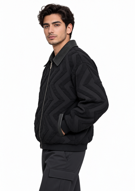 Shadow Chevron Quilted Jacket