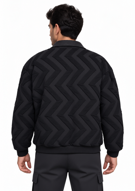 Shadow Chevron Quilted Jacket