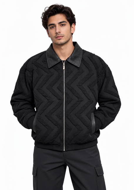 Shadow Chevron Quilted Jacket